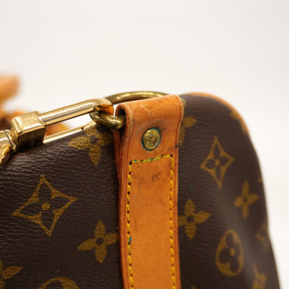 Louis Vuitton Monogram Keepall Bandouliere 60 Boston Bag M41412 Brown