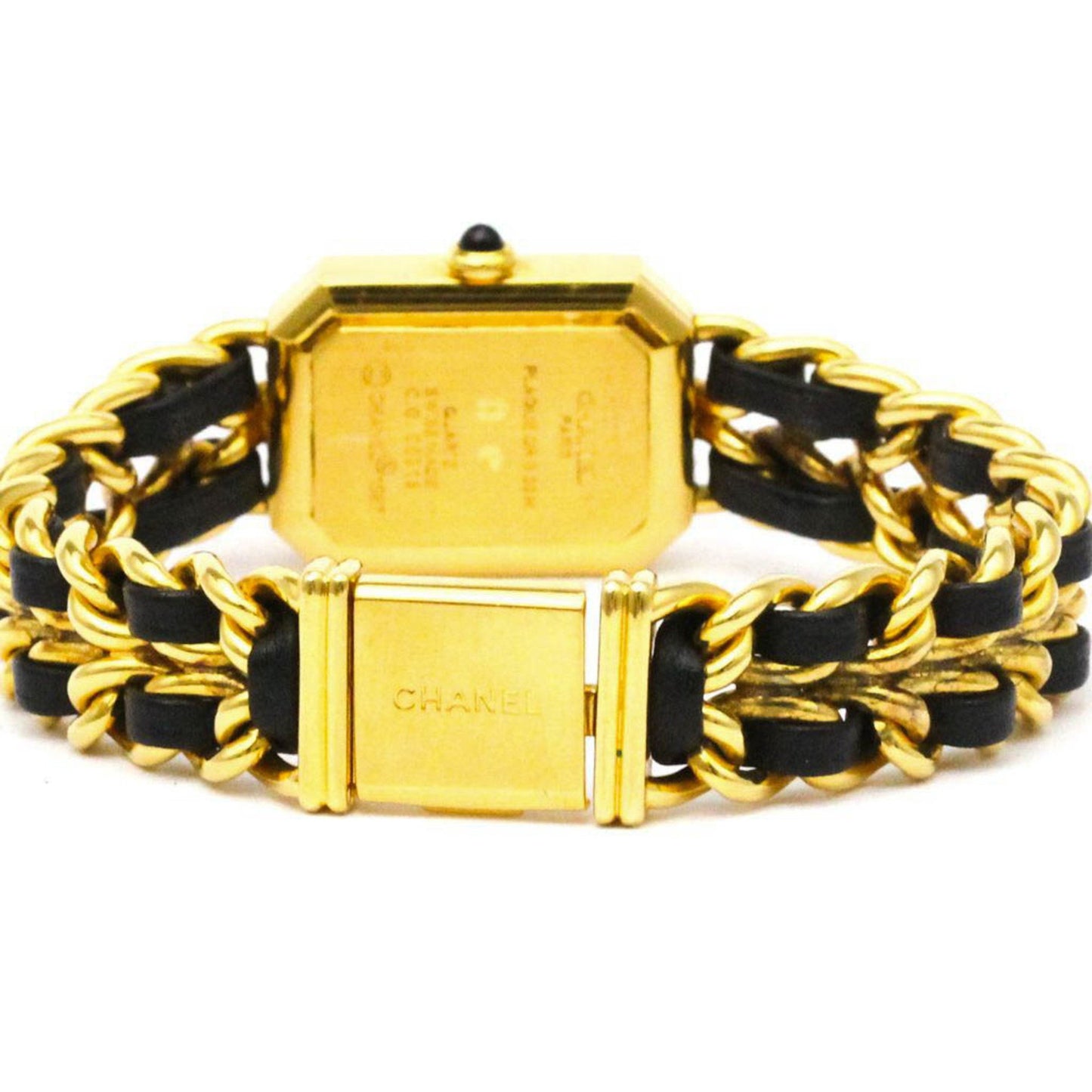 Chanel Premiere Size L Gold Plated Quartz