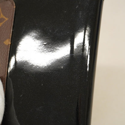 Louis Vuitton Monogram Portefeuille Cherry Wood Compact Wallet M61912 Brown Noir