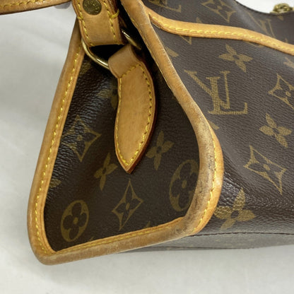 Louis Vuitton Monogram Popincourron Shoulder Bag M40008 Brown