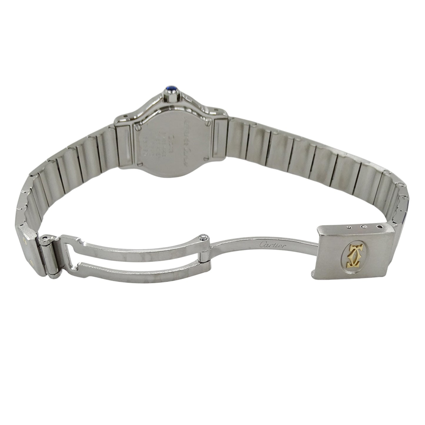 Cartier Santos Octagon Date Quartz Watch For Women