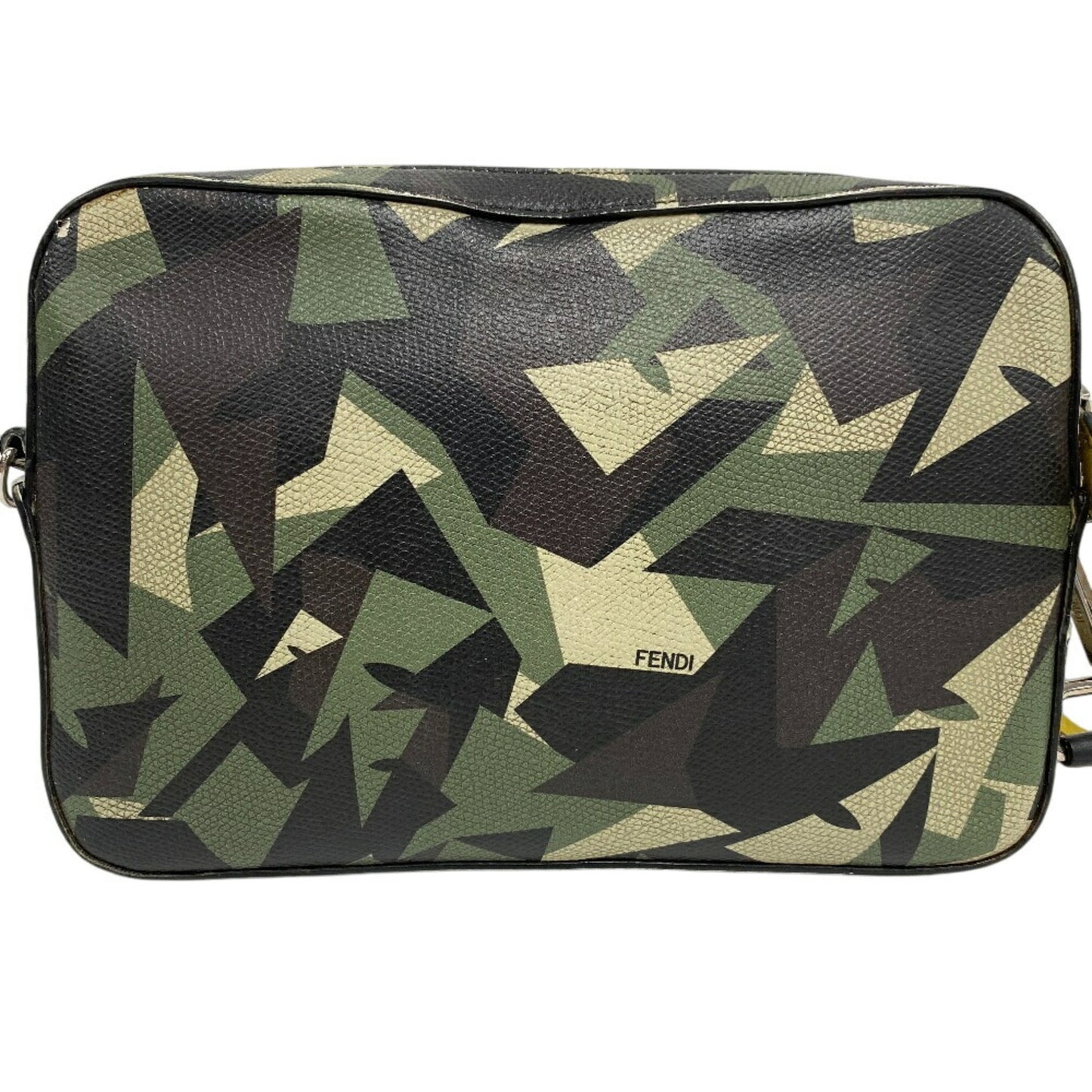 Fendi 7M0286 Camera Case Camouflage Shoulder Bag Green