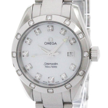Omega Seamaster Aqua Terra Diamond Mop Dial Watch 2575.75 Polished