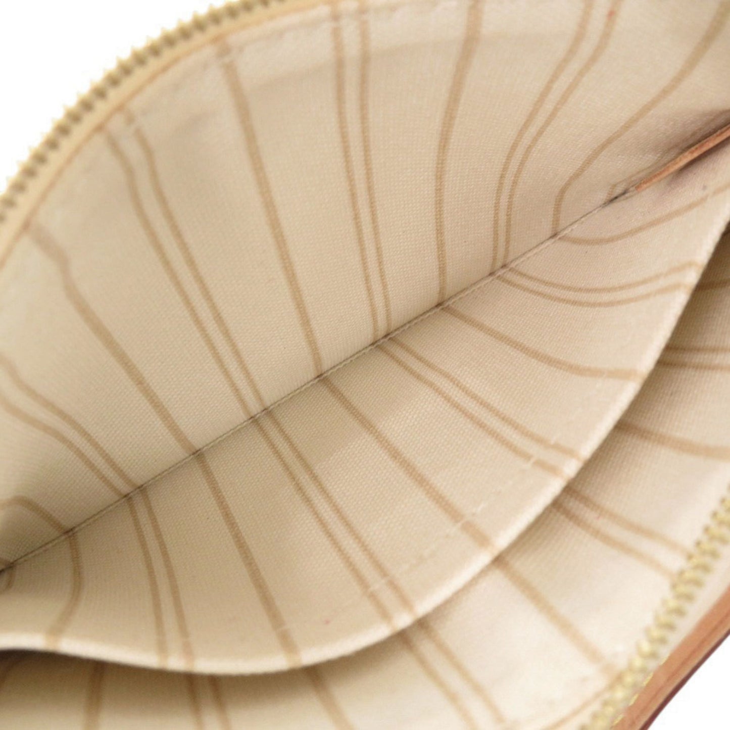 Louis Vuitton Neverfull Pouch Pm Damier Azur White Lv 1304 Louis Vuitton