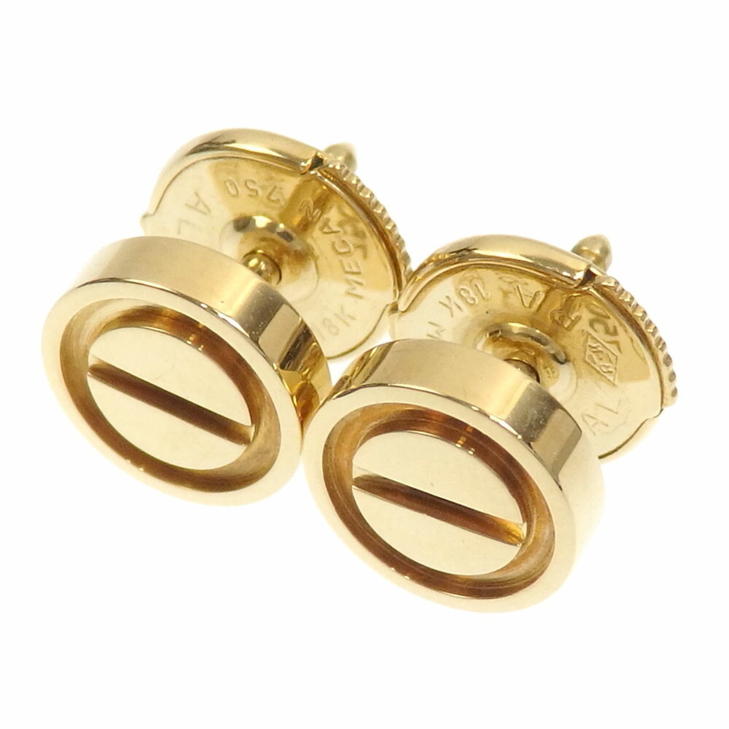 Cartier Love Earrings 18Kyg 3.3G 18K Yellow Gold 750