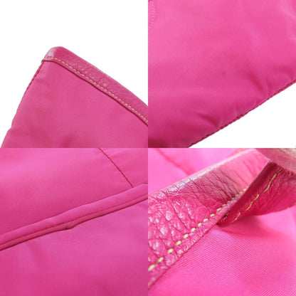Prada Metal Tote Bag Nylon Material