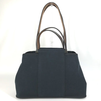 Hermes Cabag Elan Pm Shoulder Bag/Tote Bag In Leather/Canvas
