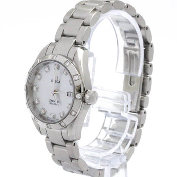 Omega Seamaster Aqua Terra Diamond Mop Dial Watch 2575.75 Polished