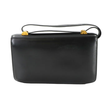 Hermes Herms Shoulder Bag In Box Calf Leather With A Black 