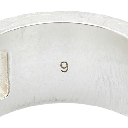 Gucci G Logo Open Ring #9 Sv925 Silver