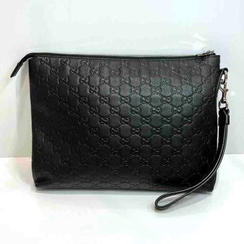 Gucci 473881 Leather Clutch Bag Shima Ja-23398