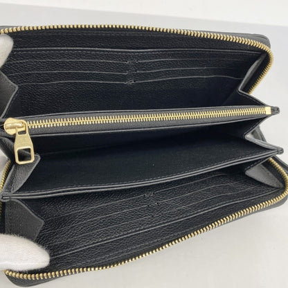 Louis Vuitton Monogram Empreinte Zippy Wallet M61864 Noir