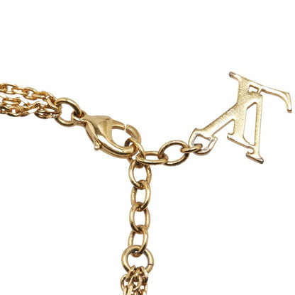 Louis Vuitton Monogram Sweet Charm Chain Bracelet M66248 Gold Plated