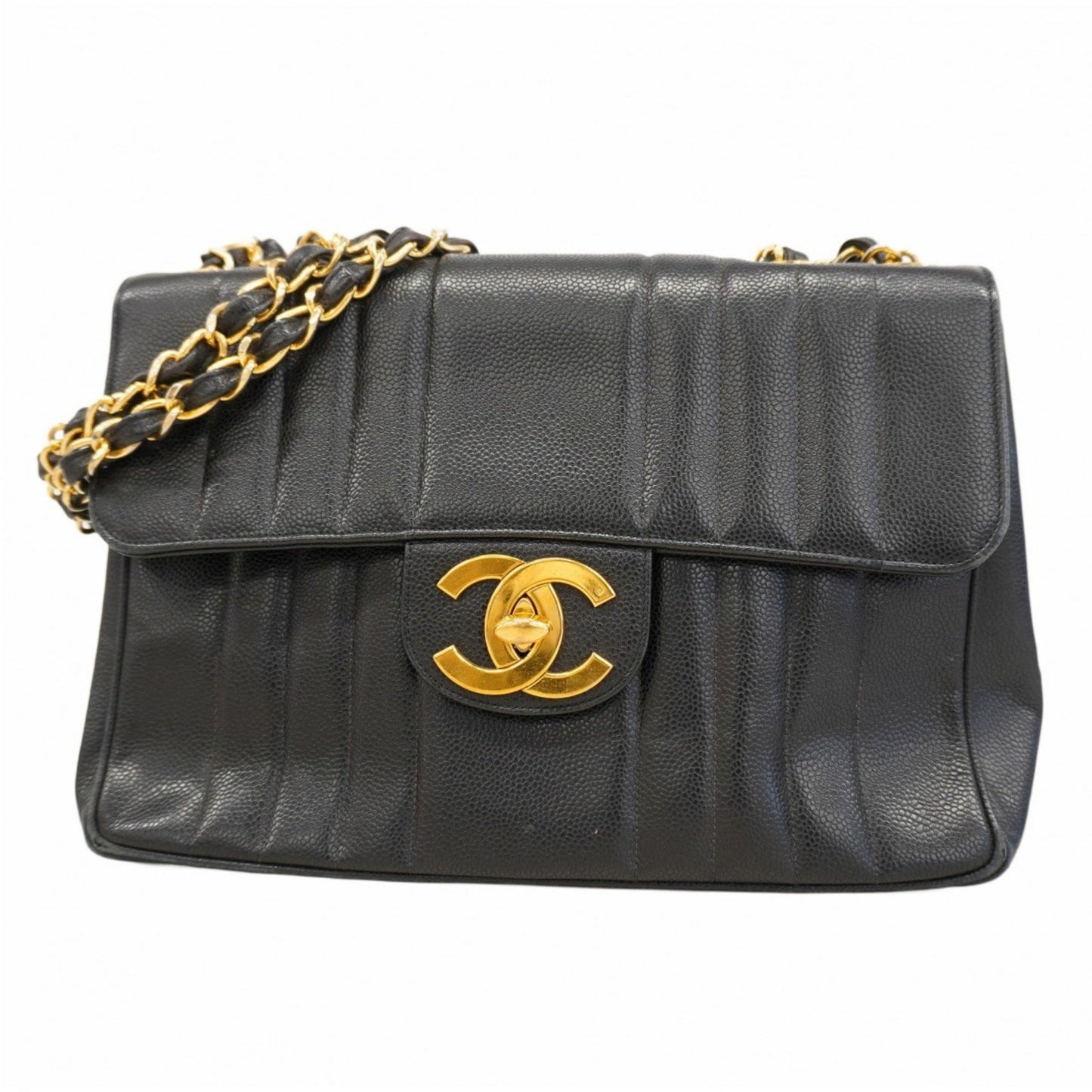 Chanel Mademoiselle Shoulder Bag With Double Chain