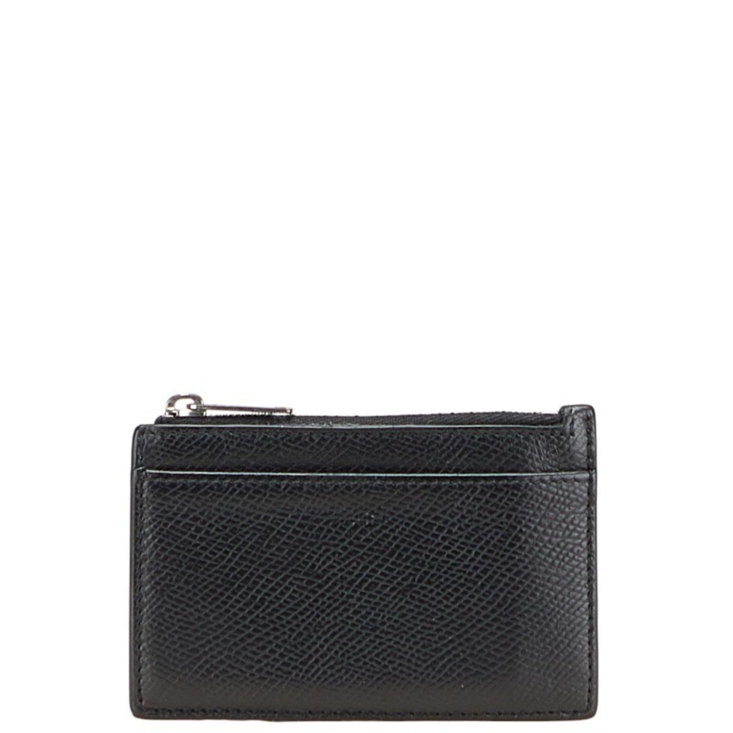 Celine Fragment Card Case In Black Leather