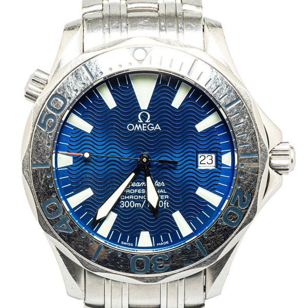 Omega Seamaster Professional Watch 2255.80 Automatic Blue Dial Stainless Steel