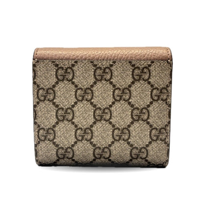 Leather - Gucci Wallet (Bi-Fold) Gg Supreme