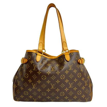 Louis Vuitton Batignolles Horizontal Monogram Leather Tote Bag/Semi-Shoulder Bag Brown 42744