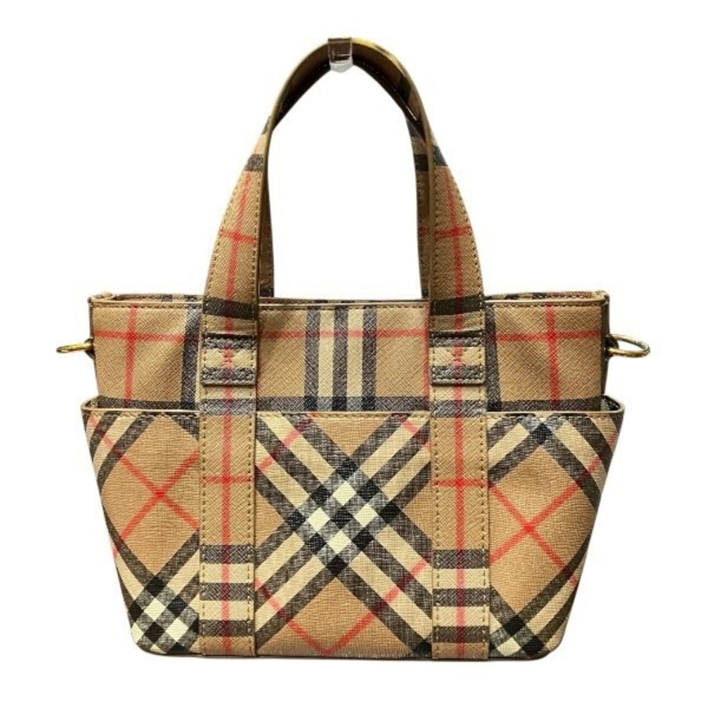 Burberry London Appliqu Check 2-Way Bag