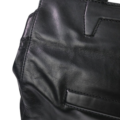 Alexander Wang Leather 2-Way Tote Bag/Clutch Bag In Black