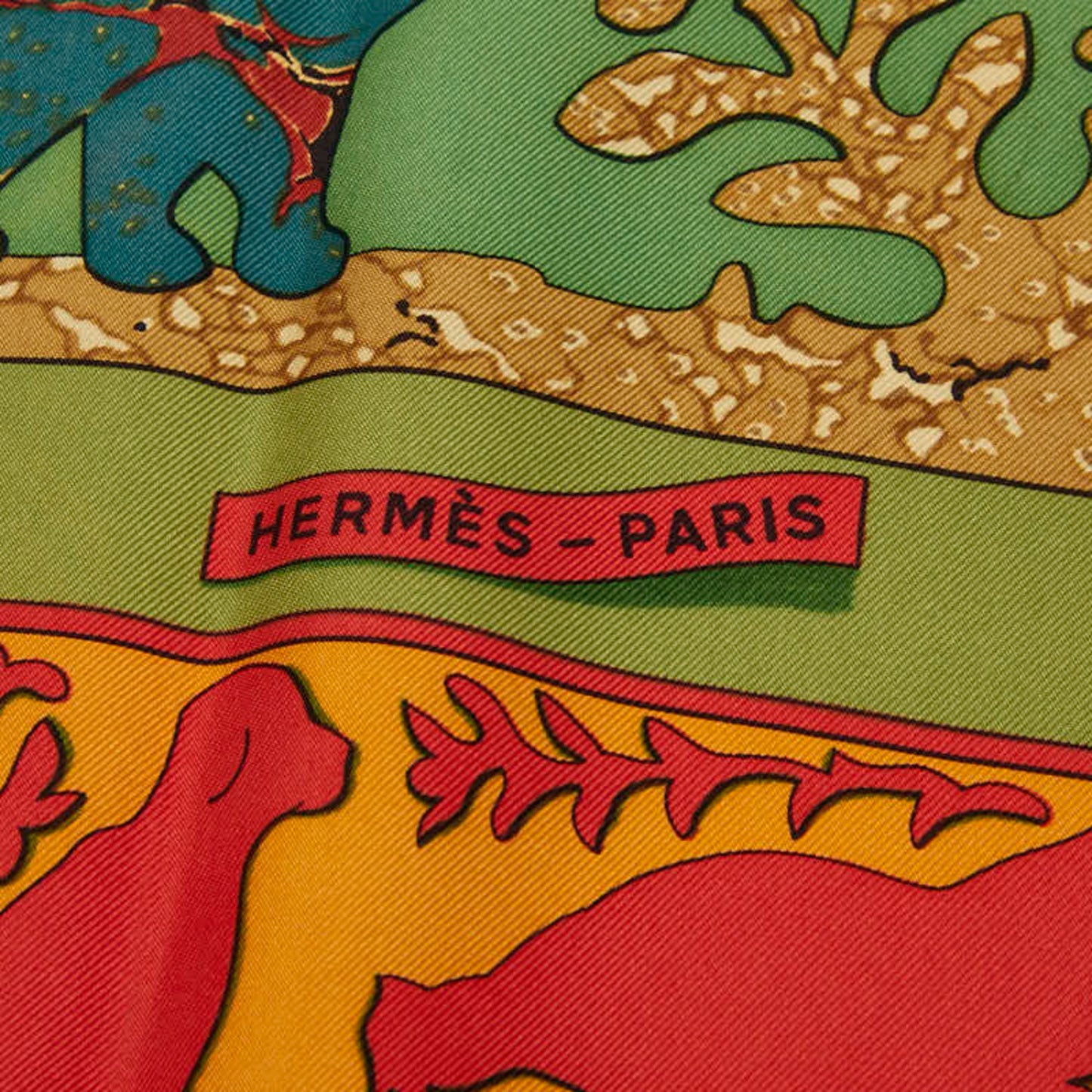 Hermes Herms Carr 90 Early America Scarf