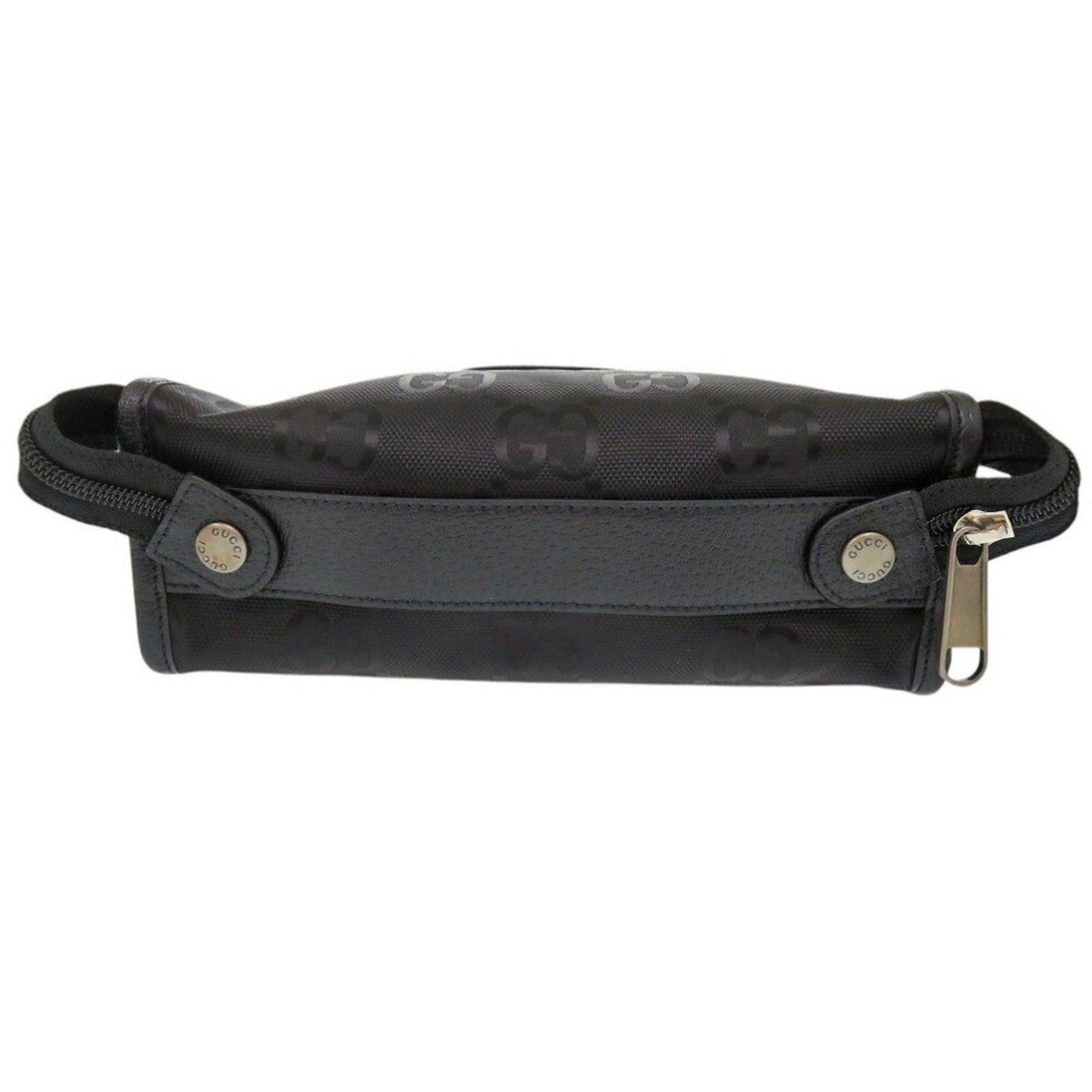 Gucci Off The Grid Small Backing 674801 Nylon Canvas/Leather Black Travel Pouch 1685Gucci