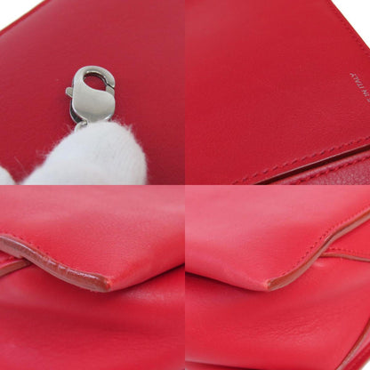 Celine Trifold Shoulder Bag In Calf Leather