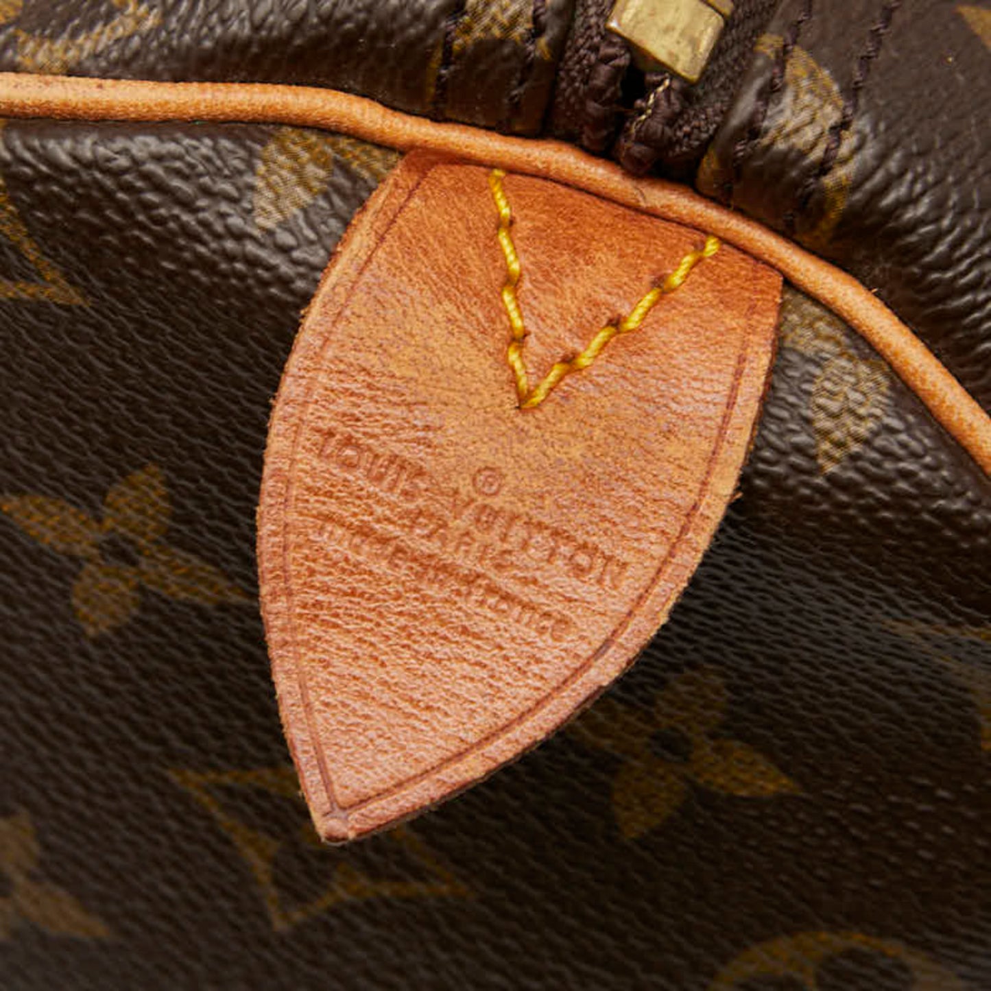 Louis Vuitton Monogram Keepall 55 Boston Bag/Travel Bag M41424 Brown Leather