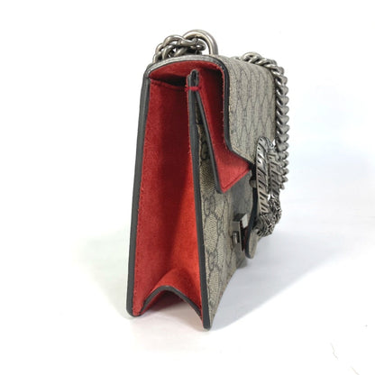 Gucci 421970 Gg Dionysus W-Chain Shoulder Bag In Supreme Canvas