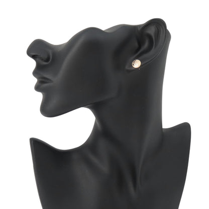 Hermes Ex Libris Earrings 18Kpg Hermes