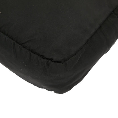 Prada Triangle Logo Plate Pocono Pouch Mv348 Black Nylon