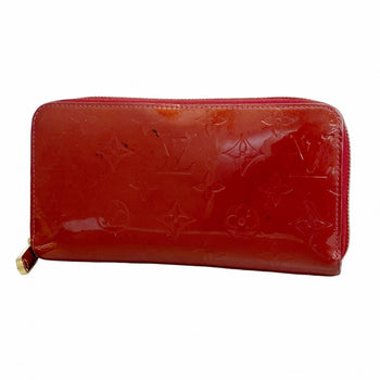 Louis Vuitton Vernis Zippy Wallet M91732 Rouge Grenadine