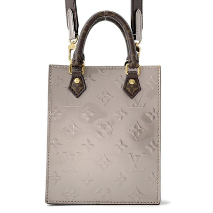 Louis Vuitton Monogram Vernis Petite Sac Plat Handbag M90564 2-Way Shoulder Bag