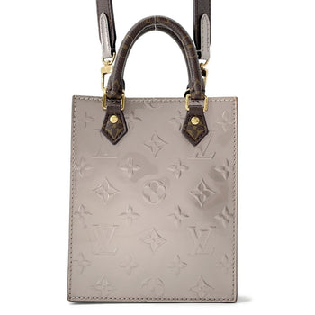 Louis Vuitton Monogram Vernis Petite Sac Plat Handbag M90564 2-Way Shoulder Bag