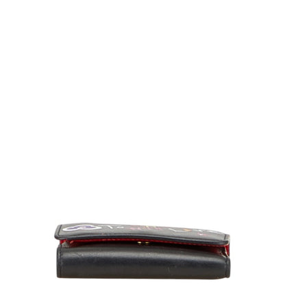 Christian Louboutin Script Mini Rubi Gaga Tri-Fold Wallet In Black