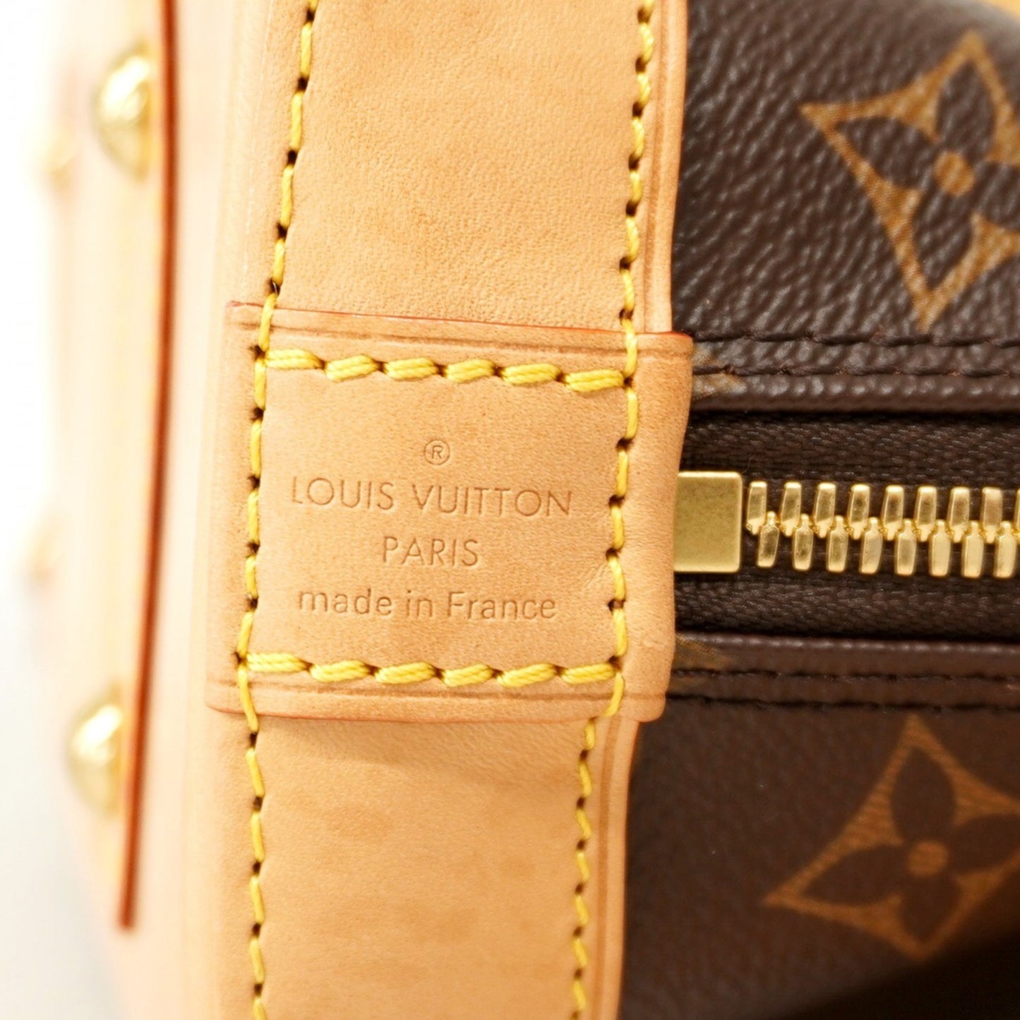 Louis Vuitton Monogram Alma Bb Handbag M46990 Brown 2-Way Bag