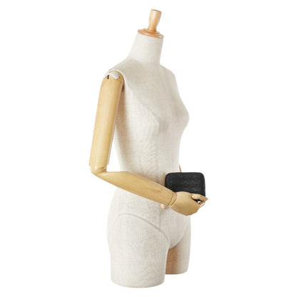 Bottega Veneta Intrecciato Wallet/Coin Case Compact Wallet Black Leather