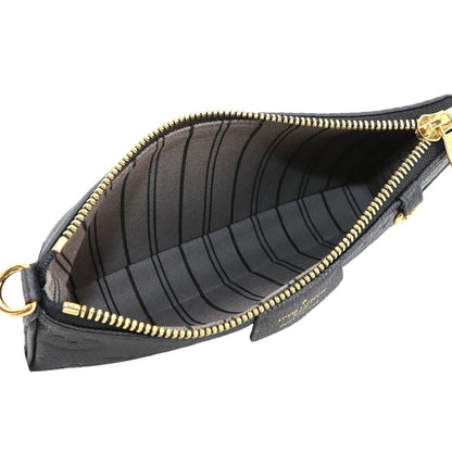 Louis Vuitton Monogram Empreinte Easy Pouch 2-Way Shoulder Bag In Leather Noir (M80349)
