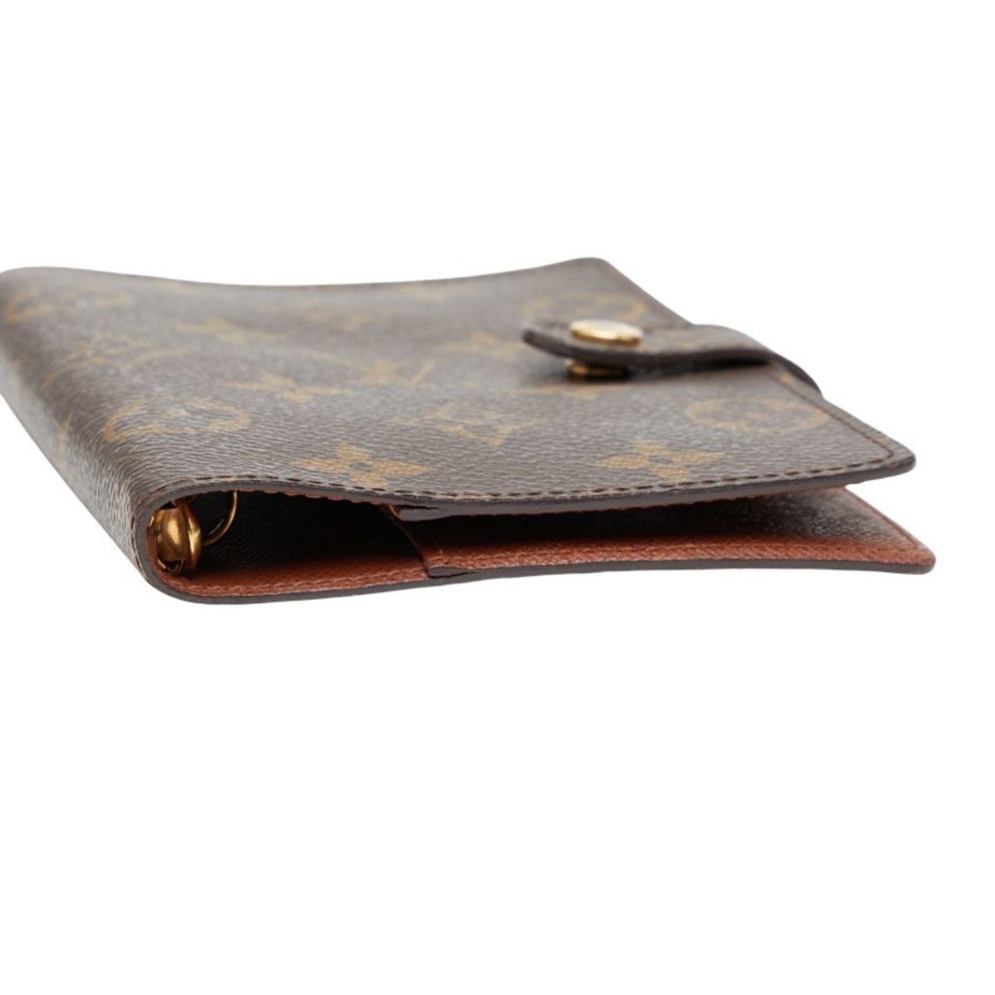 Louis Vuitton Monogram Agenda Pm Notebook Cover R20005 Brown Leather