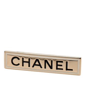 Chanel Logo Brooch