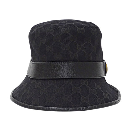 Gucci Petit Marmont Bucket Hat In Gg Canvas (Black