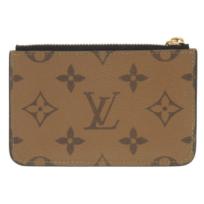 Louis Vuitton Porte Carte Romy Monogram Reverse M81912 Ic Chip Brown Card Case 0362Louis Vuitton