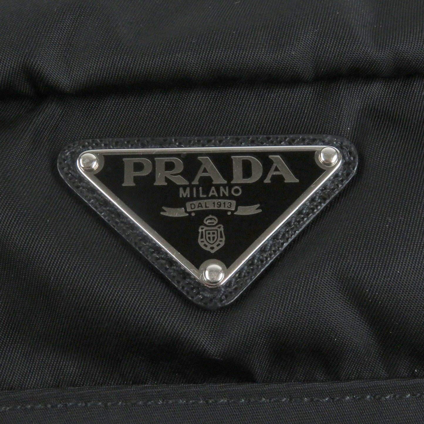 Prada 2Vz019 Saffiano Leather Re-Nylon Triangle Logo Backpack/Daypack