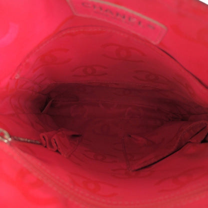 Chanel Matelasse Coco Mark Black Lambskin Shoulder Bag With Silver Hardware