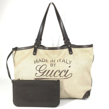 Gucci 247207 Logo Tote Bag With Pouch