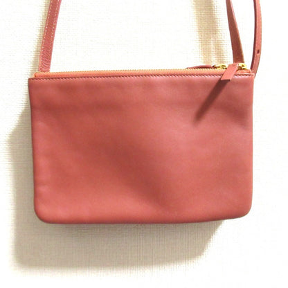 Celine Trio Small Shoulder Bag In Pink Brown