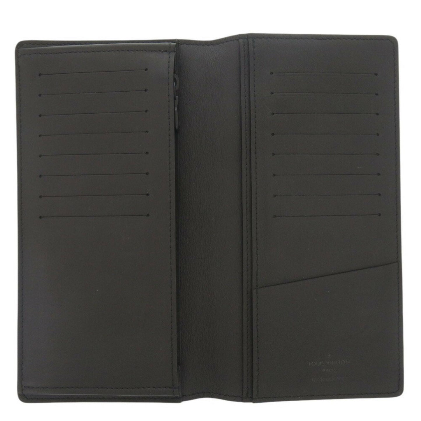 Louis Vuitton Portefeuille Brazza Monogram Shadow M62900 Ic Chip Noir Long Wallet 1713Louis Vuitton