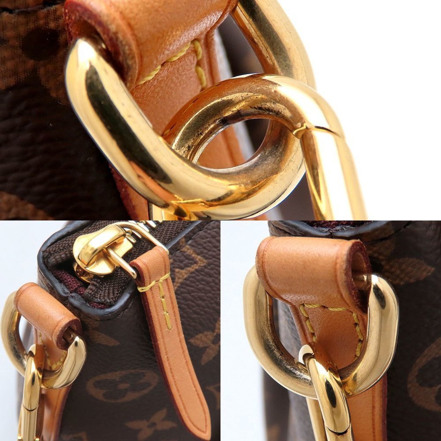 Louis Vuitton Monogram Turen Mm M48814 2-Way Handbag Brown
