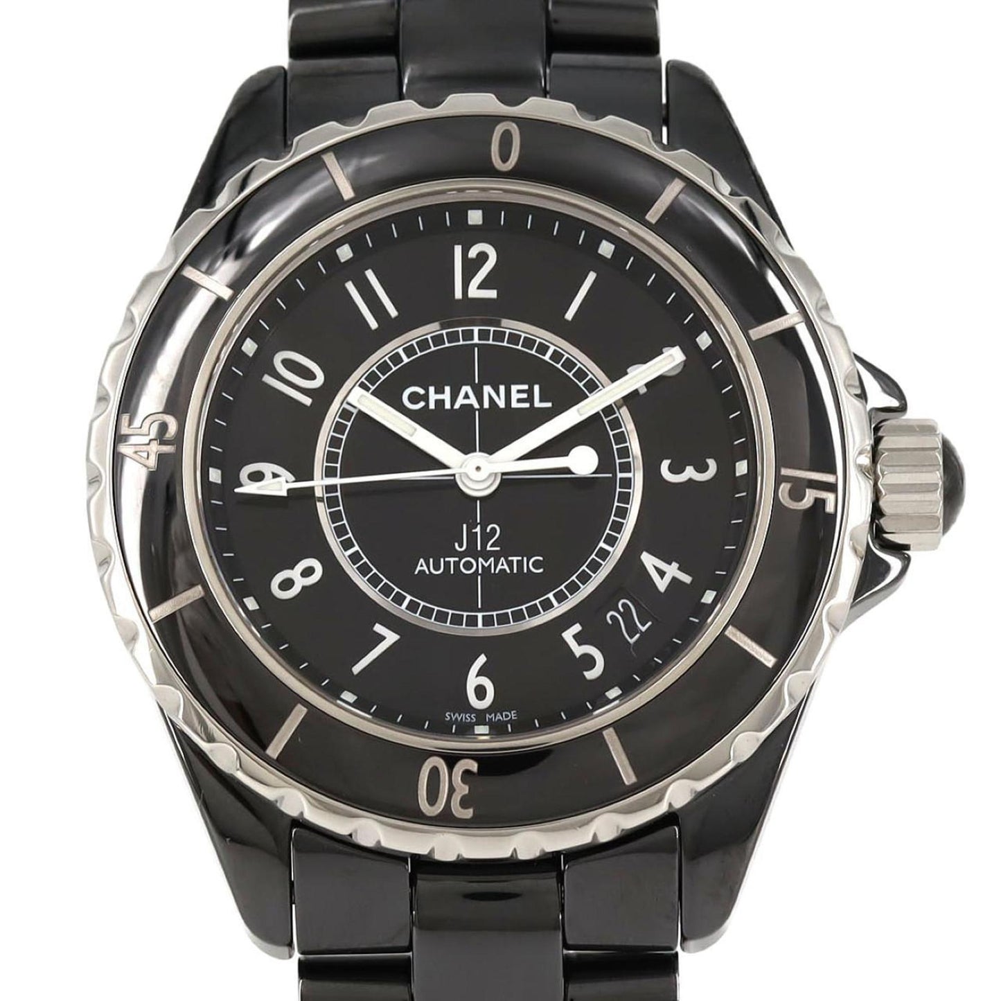 Chanel J12 38Mm Ceramic Watch H0685 Automatic