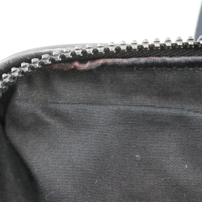 Bottega Veneta Tote Bag Canvas X Leather Gray/Black A5 Double